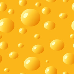 Vector cheese background. Template for your design. Seamless pattern for wallpaper, fabric, wrapping paper, cover design.