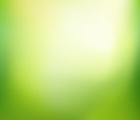 Abstract green yellow nature blurred gradient background. Vector illustration. Ecology concept for your graphic design, banner or poster