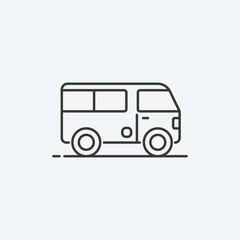 Van icon. Vector Illustration
