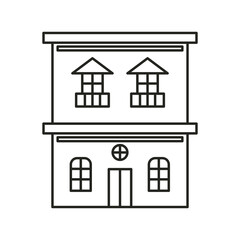 Building vector icon. Architecture symbol modern, simple, vector, icon for website design, mobile app, ui. Vector Illustration