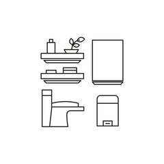 Bathroom icon. Toilet symbol modern, simple, vector, icon for website design, mobile app, ui. Vector Illustration