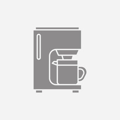 Coffee machine icon. Coffeemaker symbol modern, simple, vector, icon for website design, mobile app, ui. Vector Illustration