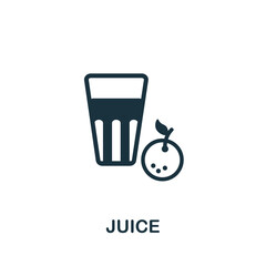 Juice icon. Simple element from drinks collection. Creative Juice icon for web design, templates, infographics and more