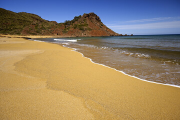 Cala del Pilar y punta des Carregador.Menorca.Islas Baleares.España.