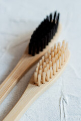 wooden toothbrushes, tooth powder
