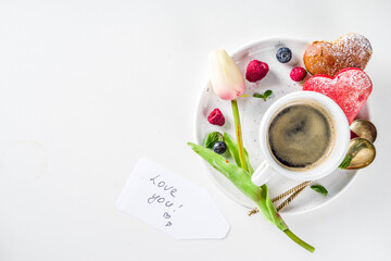 Heart shaped pancakes
