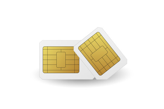 Standard SIM cards set.
