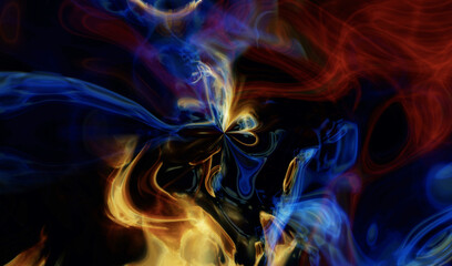 abstract colorful smoke for background
