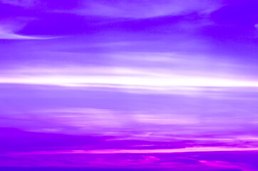 Obraz premium Beautiful colors of sky and clouds in pastel colors for the background.