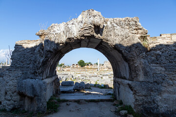 Perge Ancient City in Antalya Province, Turkey