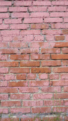 old red brick wall