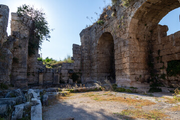 Perge Ancient City in Antalya Province, Turkey
