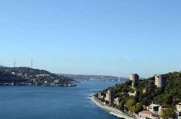 Fototapeta premium Istanbul Bosphorus and Rumeli Fortress