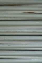 Dusty Shutter of a shop