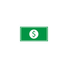 Dollar icon vector