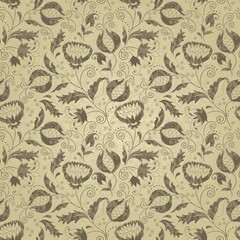 Gold vintage vector seamless pattern, wallpaper. Elegant classic texture. Luxury ornament. Royal, Victorian, Baroque elements. Great for fabric and textile, wallpaper, or any desired idea.