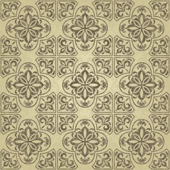 Gold vintage vector seamless pattern, wallpaper. Elegant classic texture. Luxury ornament. Royal, Victorian, Baroque elements. Great for fabric and textile, wallpaper, or any desired idea.