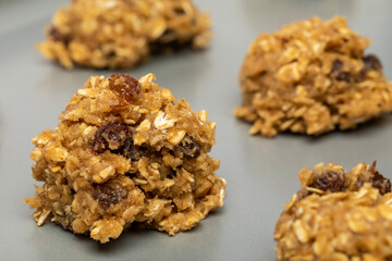 Oatmeal Raisin Cookie Dough Balls