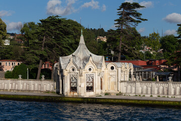 Fototapeta na wymiar Beylerbeyi Palace in Istanbul, Turkey