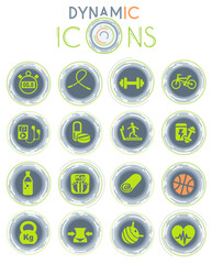 fitness dynamic icons