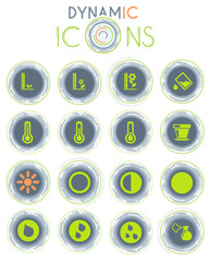 Plant Growing dynamic icons