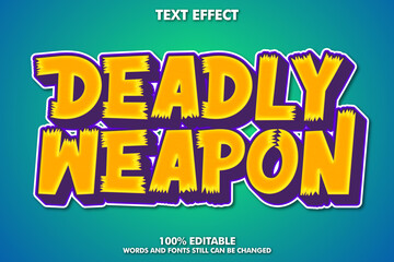 Cool cartoon text effect