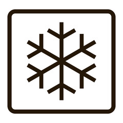 Illustration of packing symbol on white background