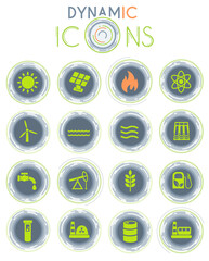 fuel and power dynamic icons