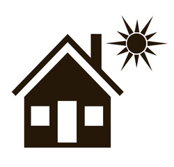 Illustration of packing symbol on white background