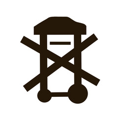 Illustration of packing symbol on white background