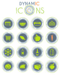 Grocery dynamic icons