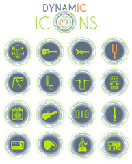 guitar and accessories dynamic icons