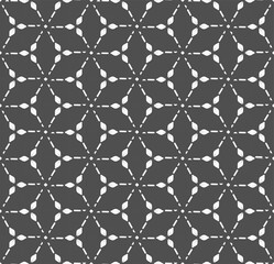 Naklejka premium Repetitive Simple Graphic Geo Decoration Pattern. Continuous Vintage Vector Cell Texture Texture. Repeat Minimal Rhombus Array 
