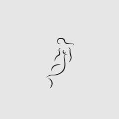 Fototapeta premium vector illustration of a bird