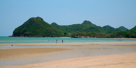 Ao Manao Beach In Prachuap Khiri Khan, Thailand (Longtime Exposure)