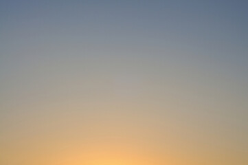 Clear Sky at Sunrise