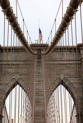 Brooklyn Bridge in New York City. USA