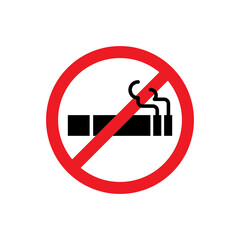 Smoking Cigarette Icon Vector Illustration