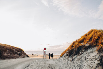 Nordseestrand in Vejers in D&auml;nemark