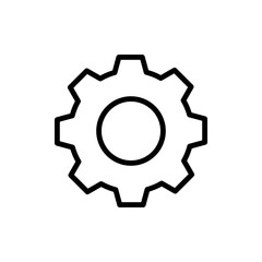 Gear Settings Icon Vector Illustration