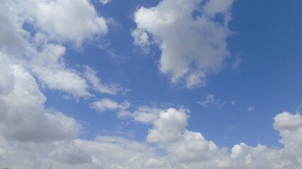 blue sky with clouds