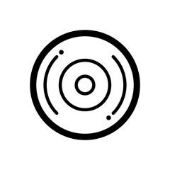 CD Icon Vector Illustration Design