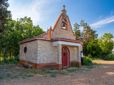 Hermitage of San Jose in the town of Melgar de Fernamental, Spain.