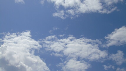 blue sky with clouds