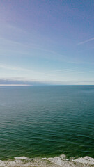 Nordsee und Ringkøbing in Dänemark - Luftbild mit Drohne