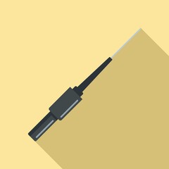 Piercing needle icon. Flat illustration of piercing needle vector icon for web design