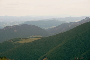 Obraz premium Mala Fatra mountains panorama in summer, Slovakia