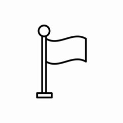 Outline flag icon.Flag vector illustration. Symbol for web and mobile