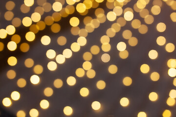 Abstract bokeh night in city background.