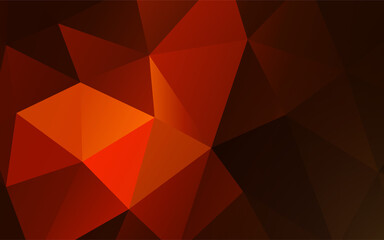 Fototapeta premium Modern dark abstract polygonal background design. Graphic design template.